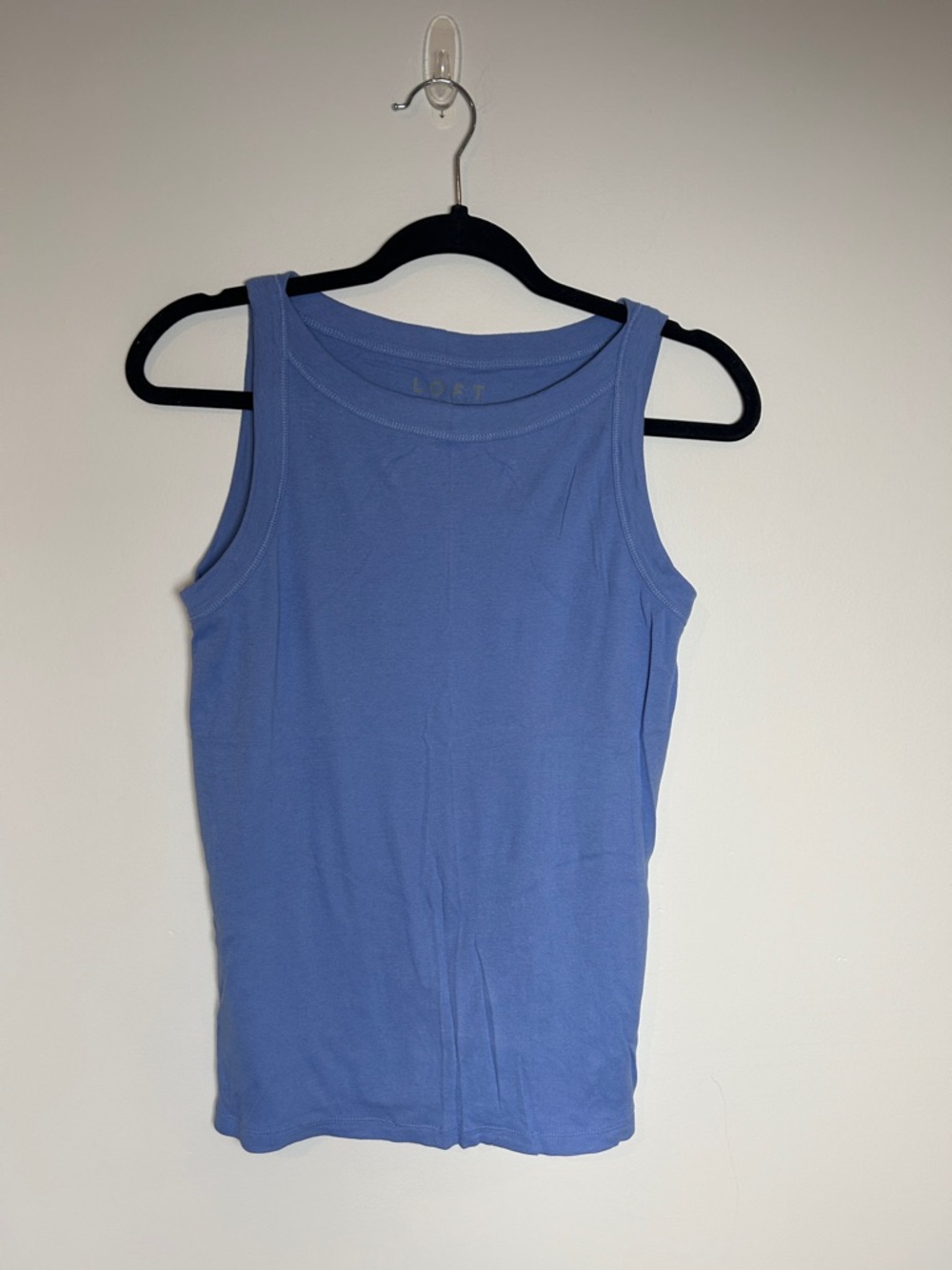 LOFT Periwinkle Boat Neck Tank